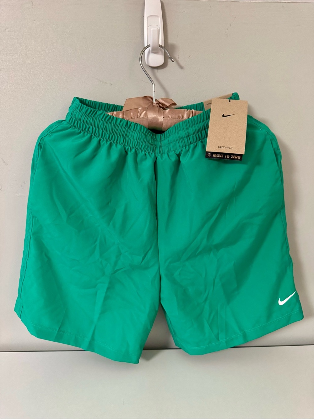 NWT Kids Nike Dri-FIT Standard Fit Green Athletic Shorts Size L